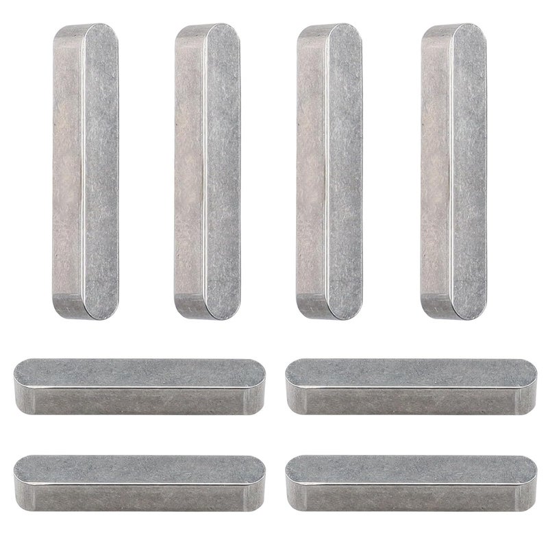 APPYU 8Pcs 5 mm x 5 mm x 30 mm Jackshaft Sprocket Key for Coleman BT200X CT200U Trail CT200U-EX CT200U-EXR CK100 SK100 Baja MB165 MB200 196cc 6.5 Hp Tomberlin Firehawk Mini Bikes Go Karts - Image 1